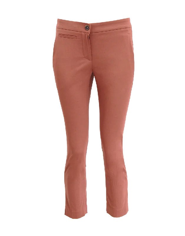 Stretch Pant With Coin Pocket Elegant Palazzo Trousers
