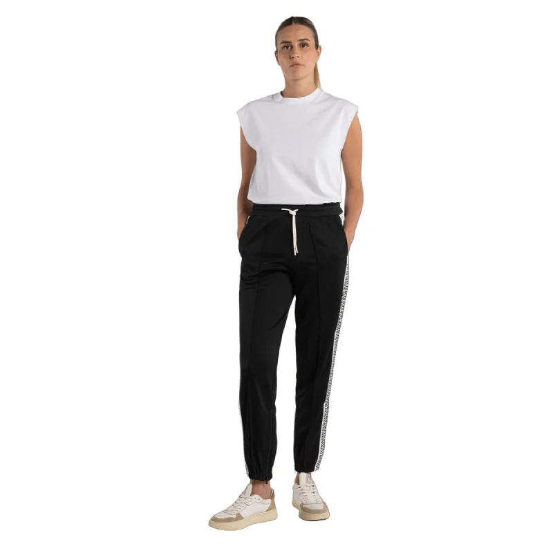 Replay Women's Jogger Pant with Zipper Fashionable Tapered Leg Pants