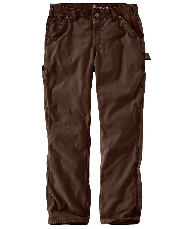 Carhartt Women's Loose Fit Crawford Pant - Dark Brown Trendy Palazzo Pants