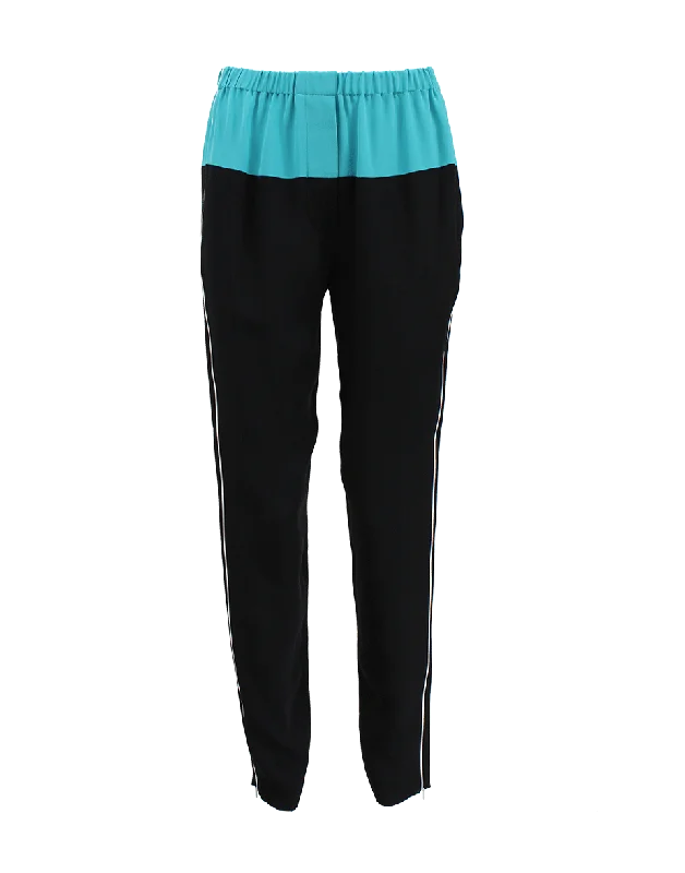 Contrast Jogging Pants Classic Stretch Pants