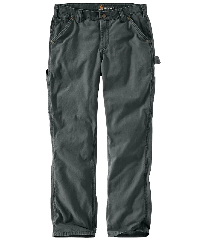 Carhartt Women's Loose Fit Crawford Pants - Coal Relaxed Fit Trousers