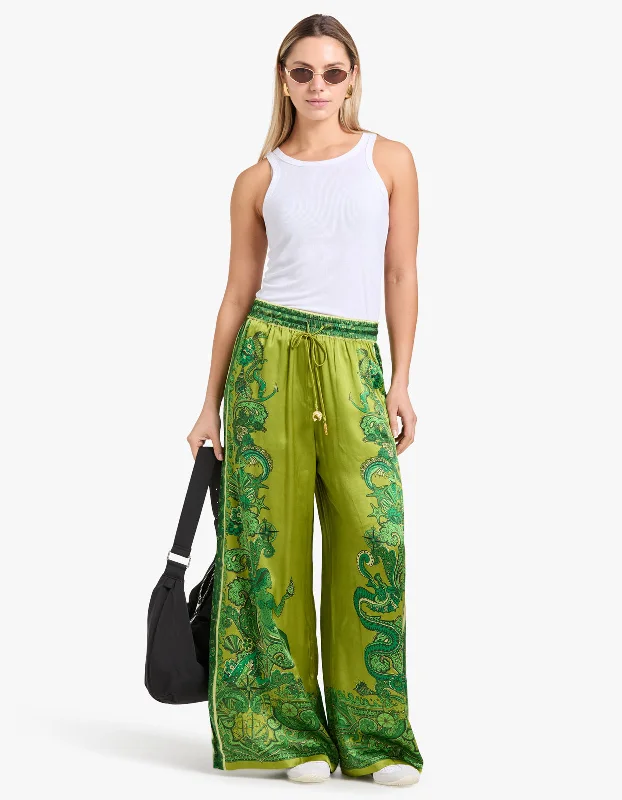 Solaris Pant - Olive Soft Stretch Pants