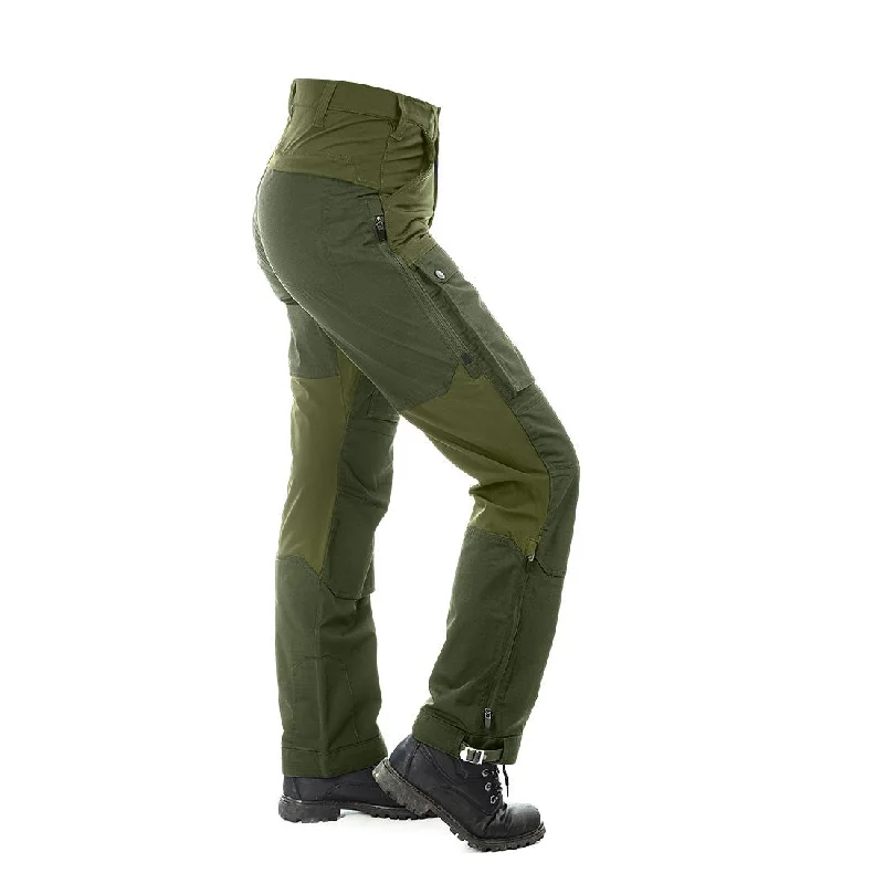 Flexible Zip-off Lady Pant (Green) Slim Fit Casual Pants