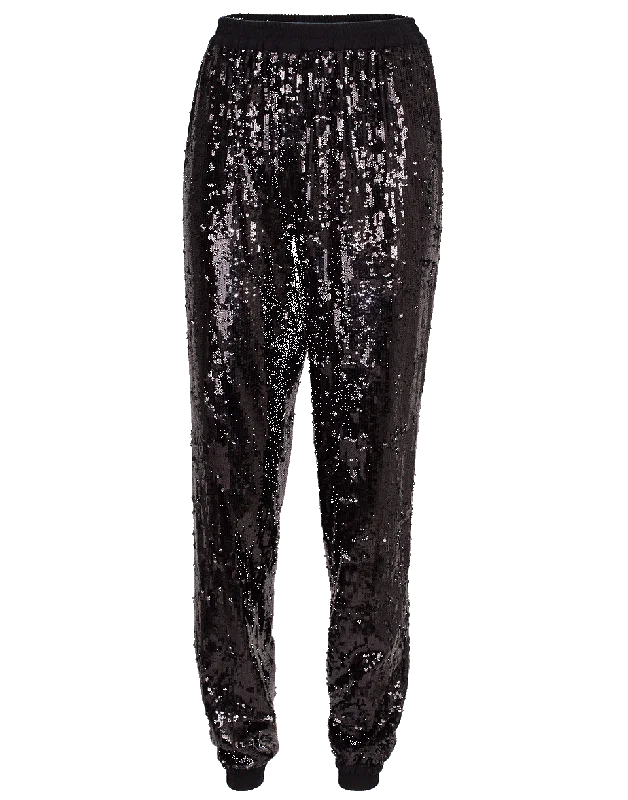 Paillette Jogger Pant Elegant Dress Pants