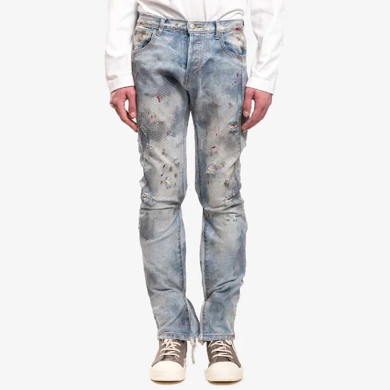Painted Repented Pants Relaxed Linen Pants