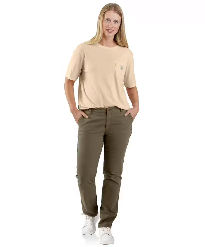 Carhartt Women's Relaxed Fit Canvas Pant - Tarmac Relaxed Linen Pants
