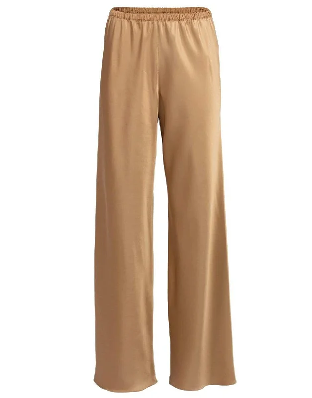 Gold Bias Wide Leg Pant Casual Plaid Pants