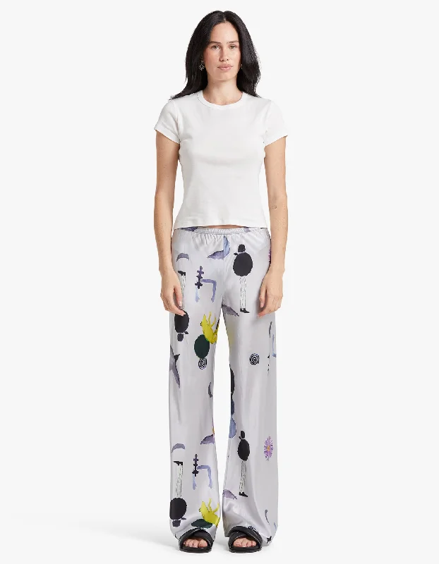 Bias Cut Pants - Protection Slim-Fit Khaki Pants