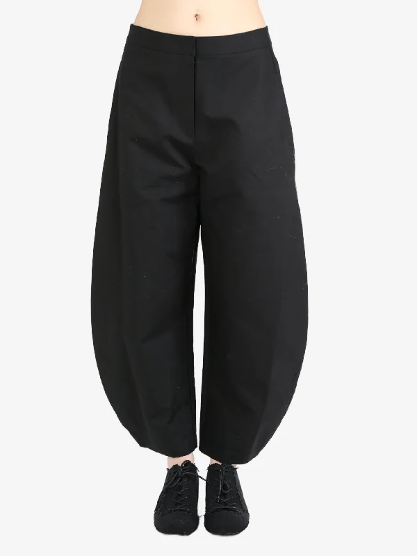 AMOMENTO - Women Curved Leg Pants Trendy Work Pants