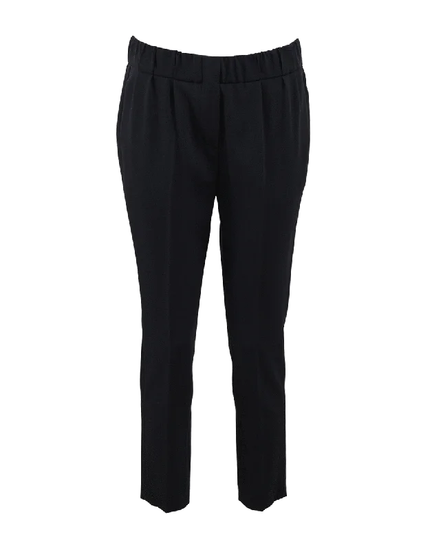 Wool Twill Pant Trendy Printed Pants