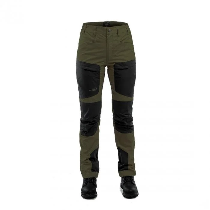 Active Stretch Pants Lady Olive Green (Regular) Comfortable Cargo Pants