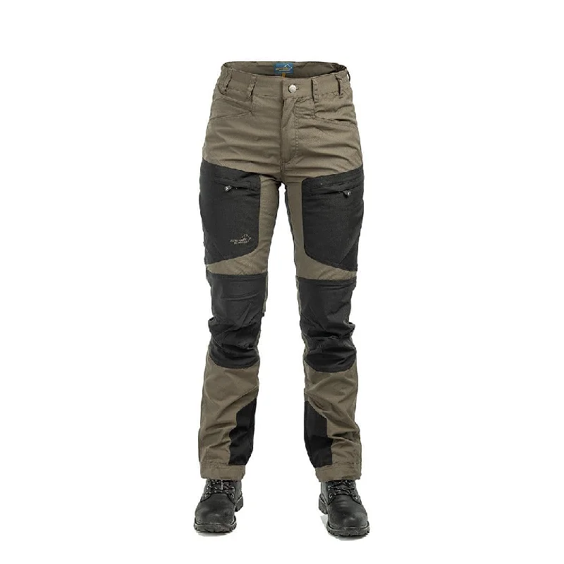 Active Stretch Pants Lady Brown (Regular) Comfy High-Waist Jeans