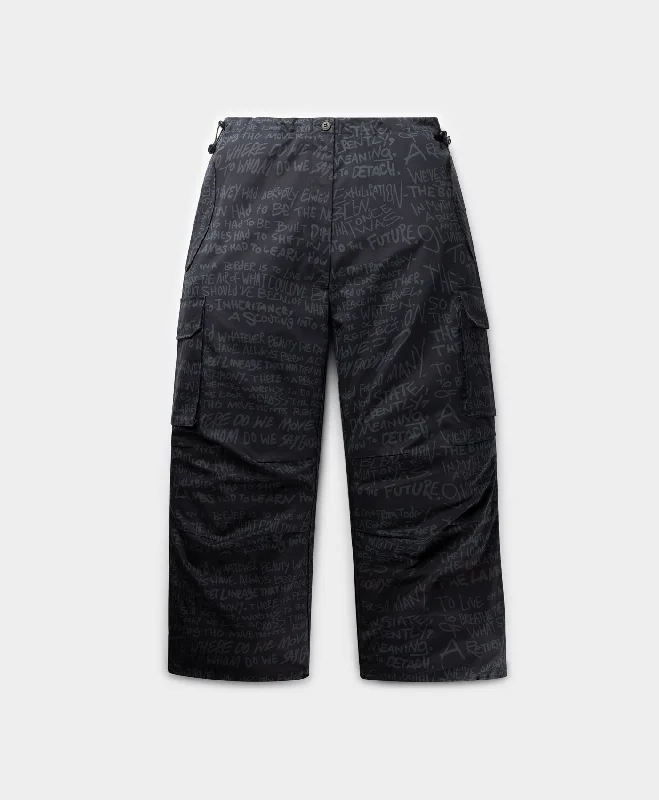 Deep Navy Oversized Ruth Pants Relaxed Casual Leggings