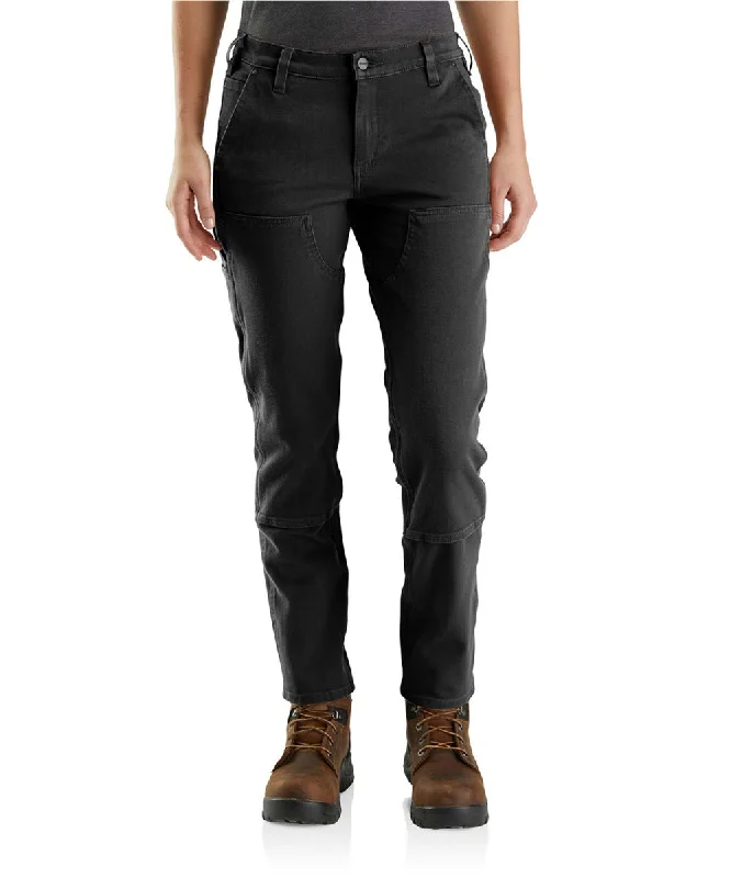 Carhartt Women's Rugged Flex Double Front Work Pants - Black Elegant Dress Pants