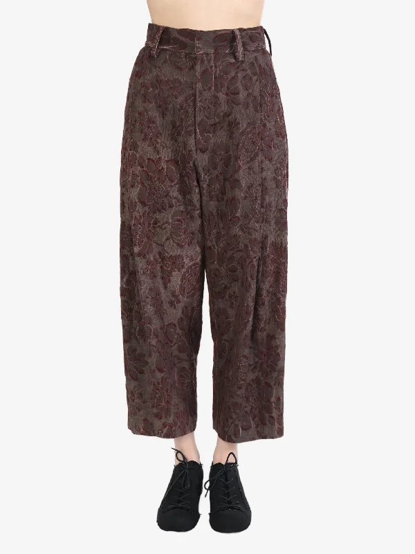 UMA WANG - Women Rewind Pudding Pants High-Waist Trousers