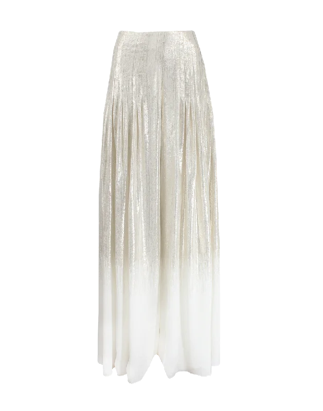 Wide Pleated Leg Pants Fashionable Track Pants