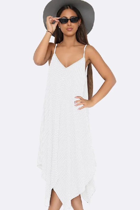 Pinstripe - White