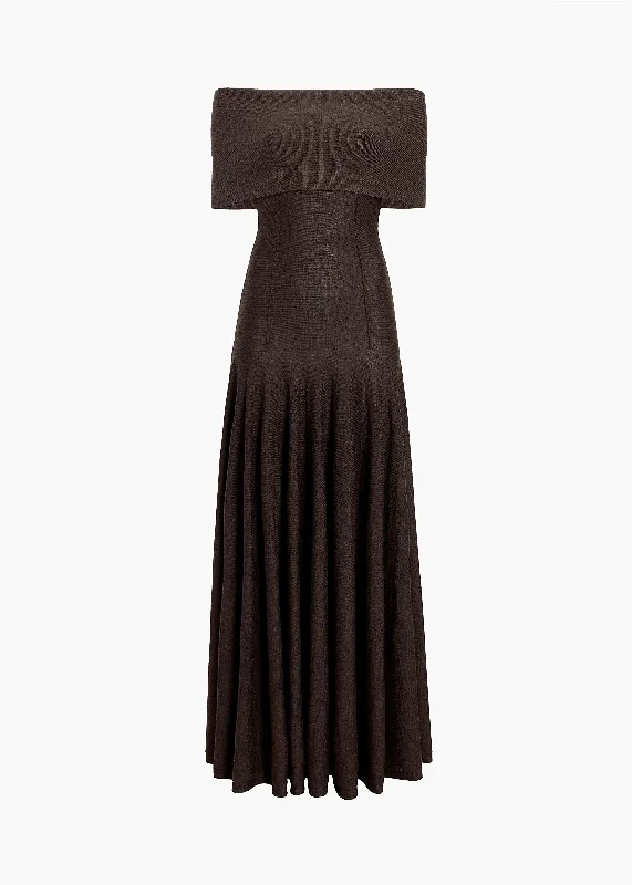 Ava Dress in Grapeseed