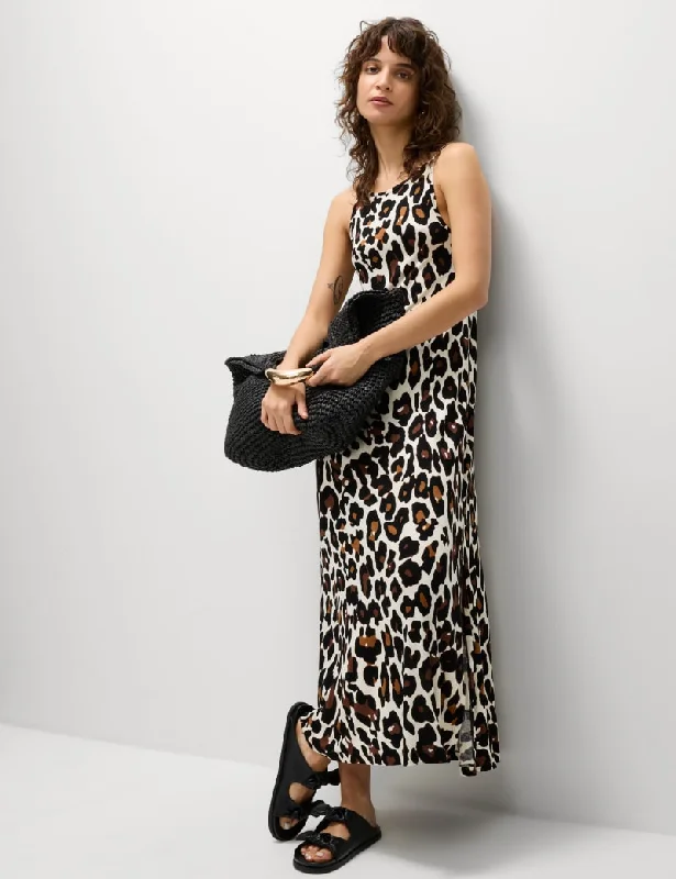Jersey Printed Midaxi Beach Dress