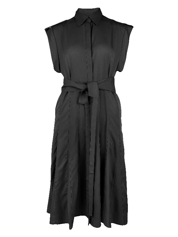 YMKE short-sleeved dress - Black