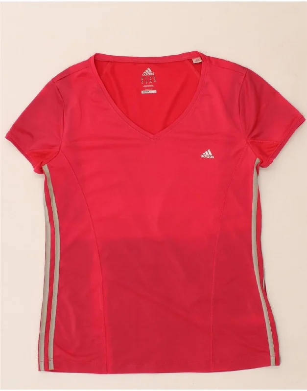 ADIDAS Womens Climacool T-Shirt Top UK 20 2XL Pink Polyester Cashmere Blend Cotton Blend Poly Blend ADIDAS Womens Climacool T-Shirt Top UK 20 2XL Pink Polyester Cashmere Blend Cotton Blend Poly Blend