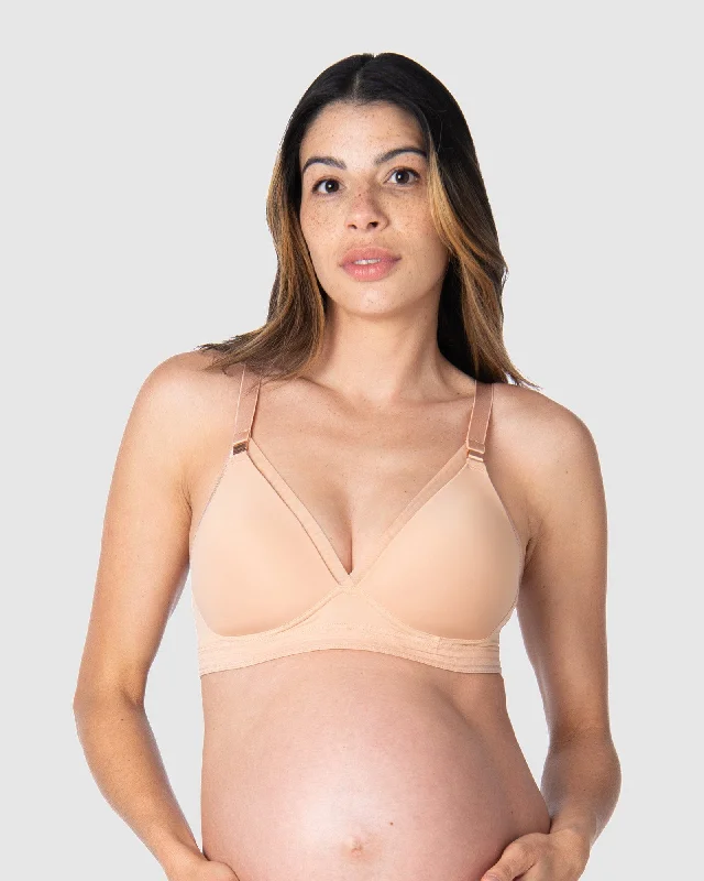 Ambition T-Shirt Nursing Bra - Maple Fashionable Trendy Casual