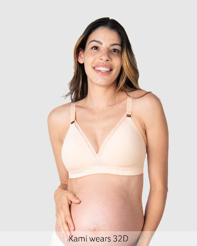 Ambition T-Shirt Nursing Bra - Shell Terry Blend Velvet Blend Canvas Blend