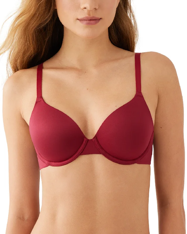 B. Tempt'd By Wacoal Future Foundation T-shirt Bra (More colors available) - 953281 - Rhubarb Mesh Blend Leather Blend Suede Blend B. Tempt'd By Wacoal Future Foundation T-shirt Bra (More colors available) - 953281 - Rhubarb Mesh Blend Leather Blend Suede Blend