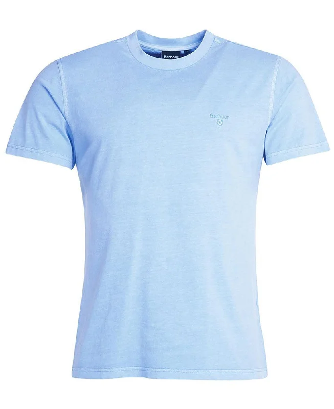 Garment Dyed Tee - Sky Collared Crew Neck Turtle Neck
