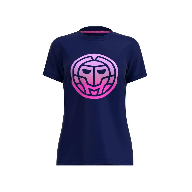 Bidi Badu Colortwist Chill Tee (Women's) - Dark Blue Graphic Embroidered Appliqued