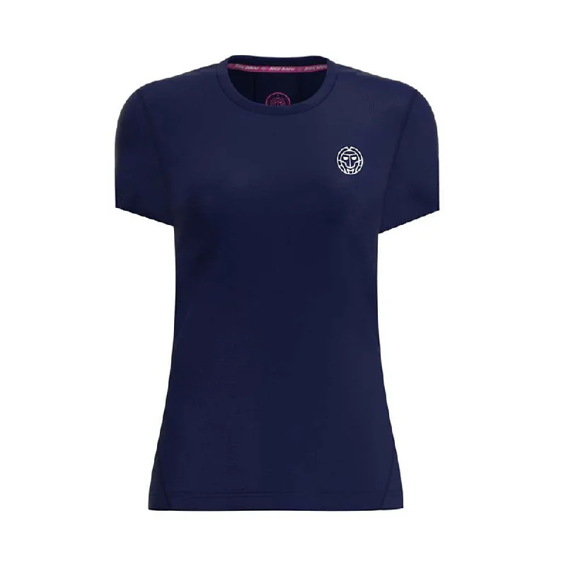Bidi Badu Crew Tee (Women's) - Dark Blue Boxy Fit Fitted Loose