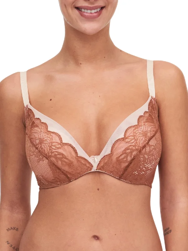 Midnight Flowers Plunge T-Shirt Bra - Mocha Bisque Knit Fabric Woven Fabric Fleece Fabric Midnight Flowers Plunge T-Shirt Bra - Mocha Bisque Knit Fabric Woven Fabric Fleece Fabric