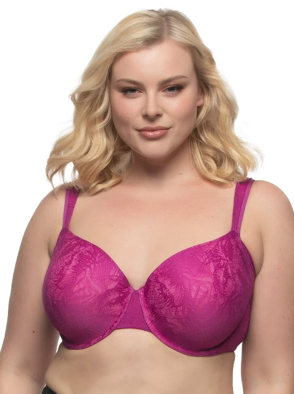 Jessamine Side Smoothing T-Shirt Bra Hooded Caped Shawl Collar