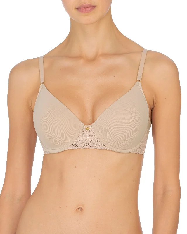 Natori Bliss Perfection T-Shirt Bra (More colors available) - 721154 - Cafe Ribbed T-Shirt High Neck Heavyweight Natori Bliss Perfection T-Shirt Bra (More colors available) - 721154 - Cafe Ribbed T-Shirt High Neck Heavyweight