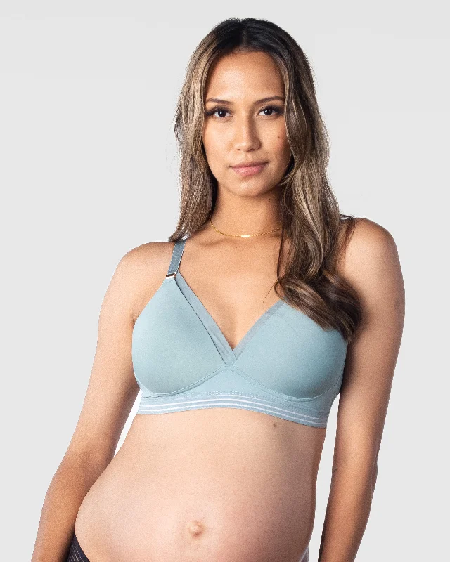 AMBITION T-SHIRT SAGE CONTOUR NURSING BRA - WIREFREE Plaid T-Shirt Polka Dot Checkered AMBITION T-SHIRT SAGE CONTOUR NURSING BRA - WIREFREE Plaid T-Shirt Polka Dot Checkered