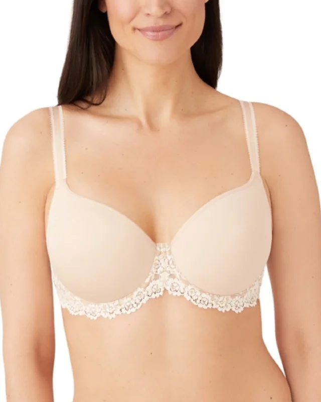 Wacoal Embrace Lace® T-Shirt Bra - (More Colors Available) - 853191 Graphic Embroidered Appliqued Wacoal Embrace Lace® T-Shirt Bra - (More Colors Available) - 853191 Graphic Embroidered Appliqued