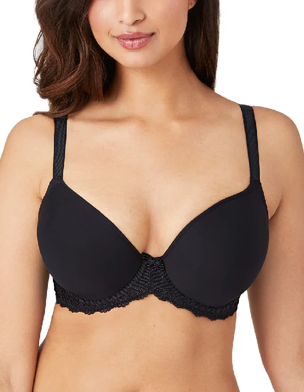 Wacoal La Femme T-Shirt Bra (More colors available) - 853117 - Black Chenille Fabric Brocade Fabric Lace Fabric Wacoal La Femme T-Shirt Bra (More colors available) - 853117 - Black Chenille Fabric Brocade Fabric Lace Fabric
