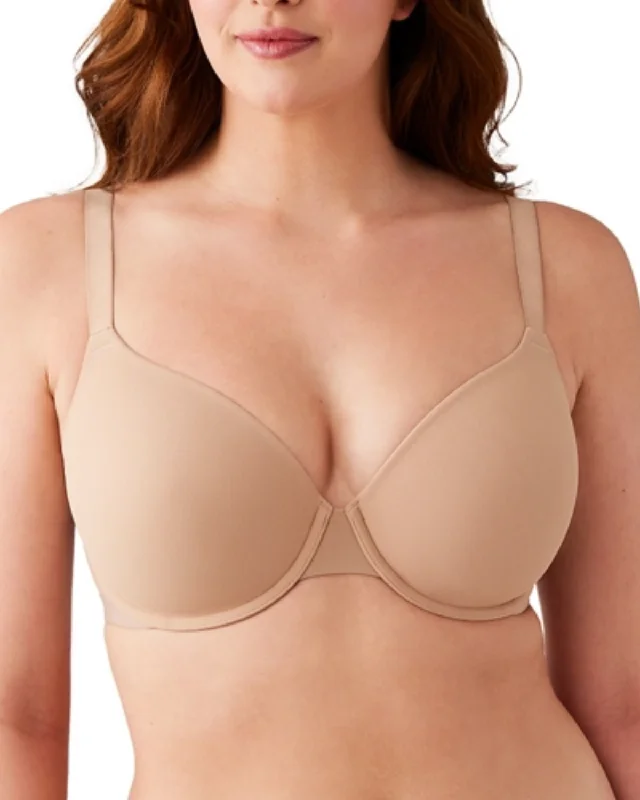 Wacoal Shape Revelation® Shallow Top Underwire T-Shirt Bra (More Colors Available) - 853387 Collared Crew Neck Turtle Neck Wacoal Shape Revelation® Shallow Top Underwire T-Shirt Bra (More Colors Available) - 853387 Collared Crew Neck Turtle Neck