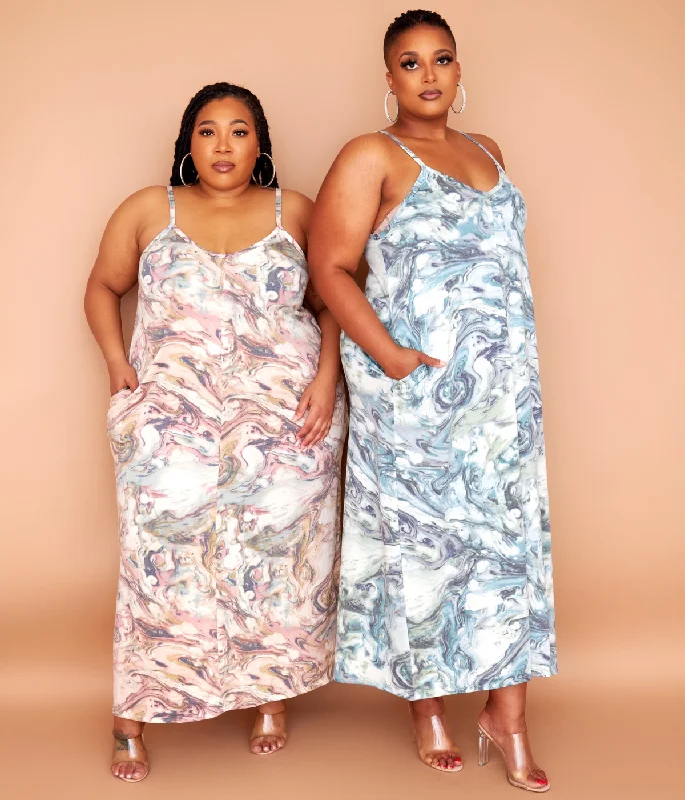Breezy Tank Maxi Dress Trendy Short Sleeve Maxi Dress