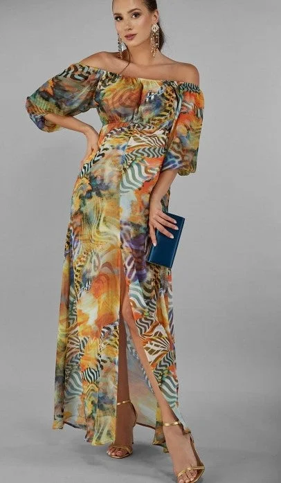 Elpasa Maternity & Nursing Maxi Dress Irene Cozy Open-Back Maxi Dress