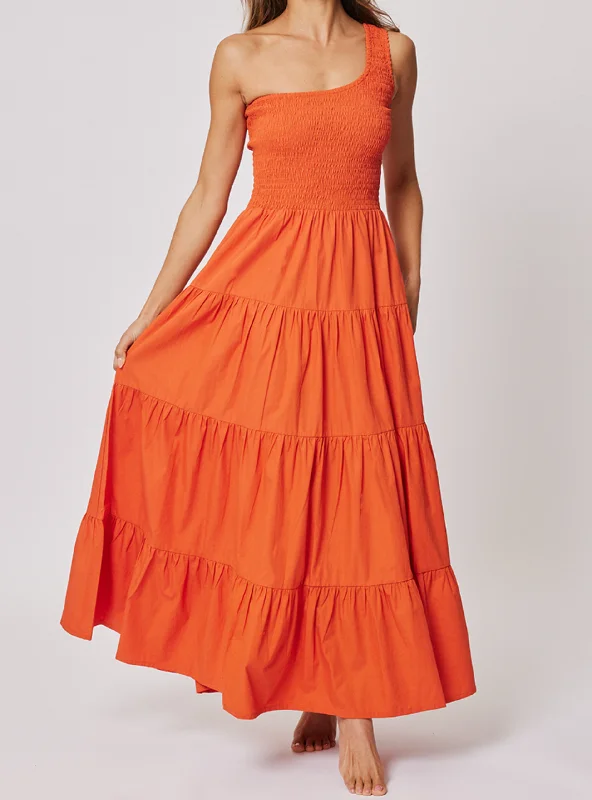 FLEUR MAXI DRESS - Sangria Trendy Fit-and-Flare Maxi Dress
