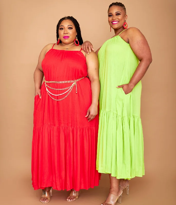 Saturdaze Maxi Dress Fashionable Off-Shoulder Maxi Dress