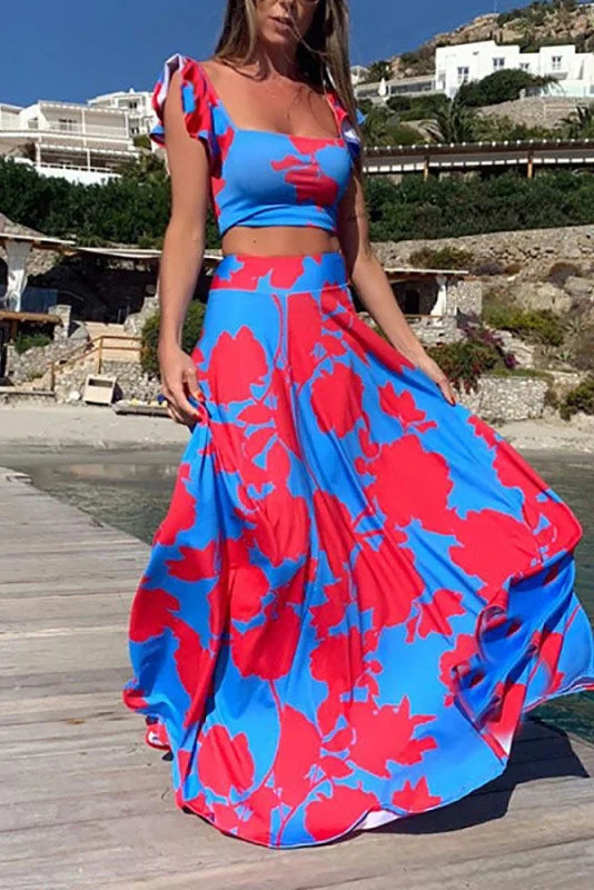 Sexy A-Line Sleeveless Beach Maxi Dress Cozy Knitted Maxi Dress