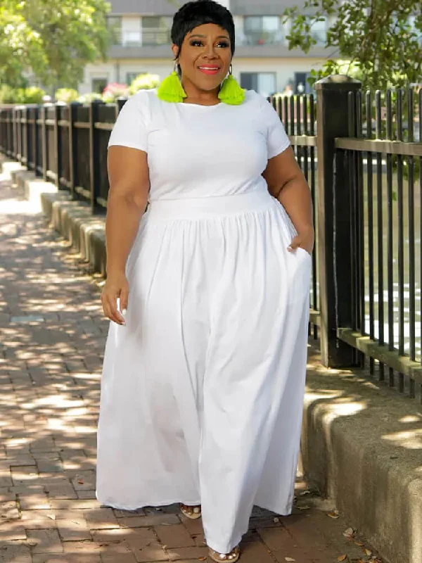 Short Sleeve Solid Bodycon Maxi Dresses Fashionable Faux Wrap Maxi Dress
