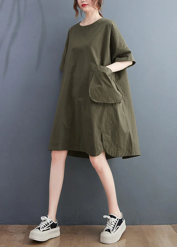 Women Green O-Neck Patchwork Solid Cotton Maxi Dresses Summer Chic Sleeveless Maxi Dress Women Green O-Neck Patchwork Solid Cotton Maxi Dresses Summer Chic Sleeveless Maxi Dress