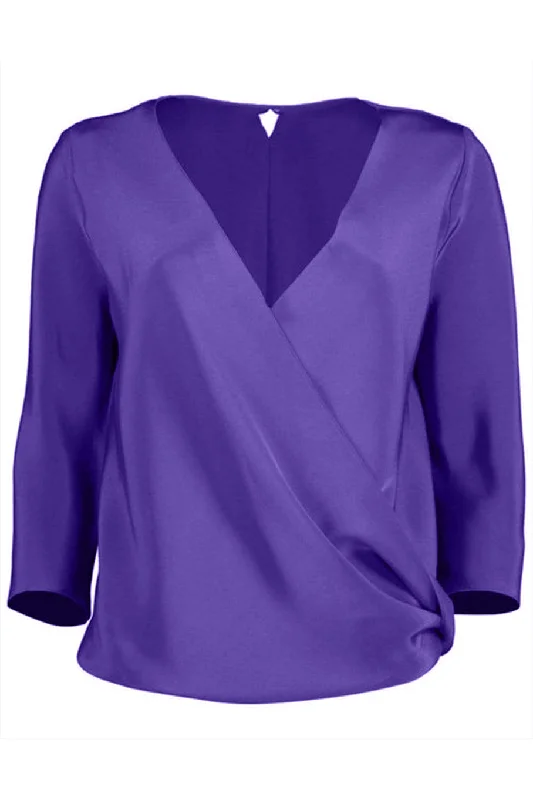 Games Blouse - Periwinkle Relaxed Fit Blouse