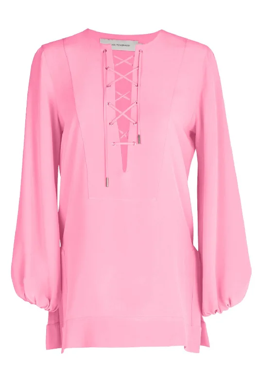 Merve Blouse Subtle Shimmer Blouse