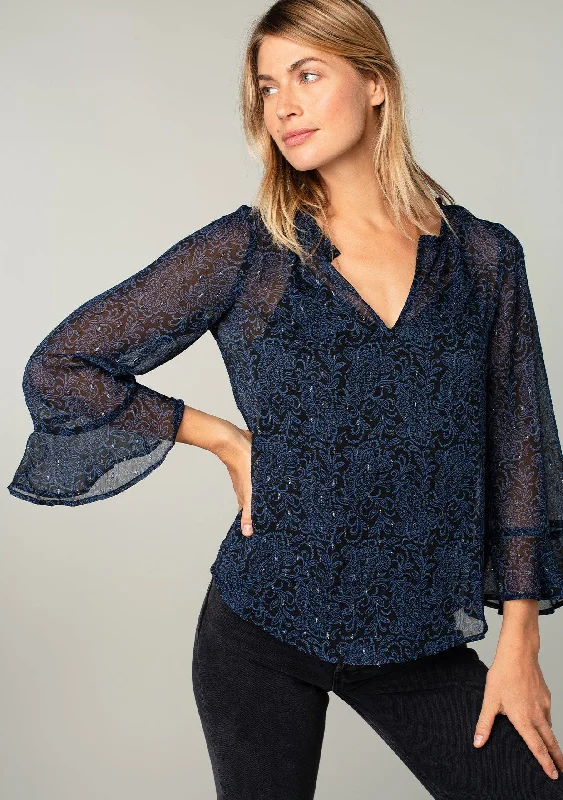 Only You Blouse Collared Satin Blouse