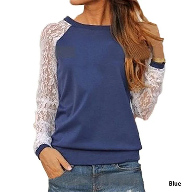 Rogi Fashion Lace Crochet Women Blouses Casual Round Neck Long Sleeve Blouse Shirt Patchwrok Hoodies Sweatshirts Tunic Blusas Chic Sleeveless Blouse Rogi Fashion Lace Crochet Women Blouses Casual Round Neck Long Sleeve Blouse Shirt Patchwrok Hoodies Sweatshirts Tunic Blusas Chic Sleeveless Blouse