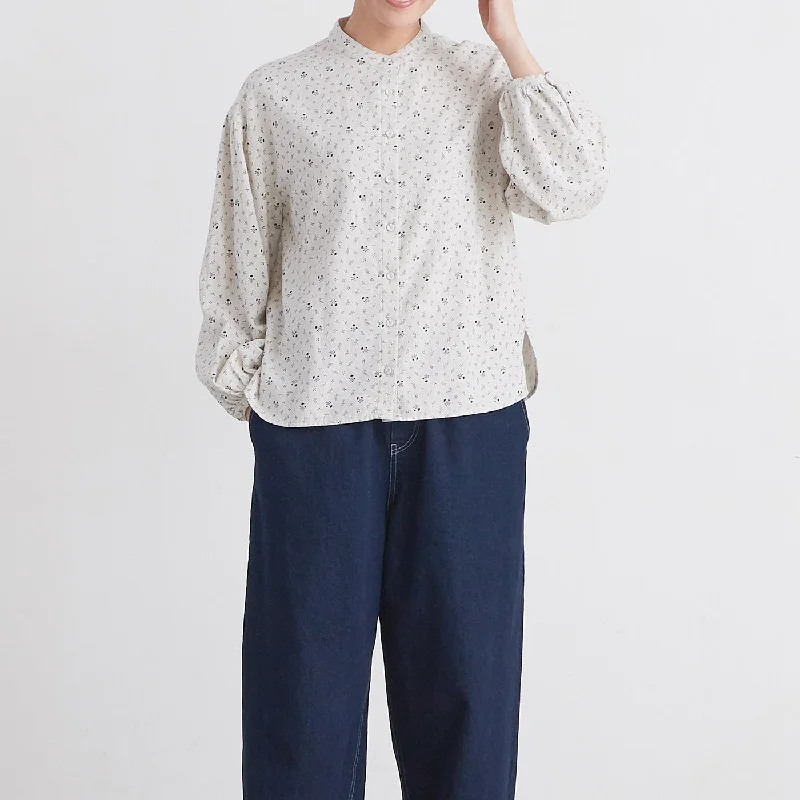 ［HEAVENLY ヘブンリー］ #006 Viera Flower Print Blouse / ビエラ フラワー プリント ブラウス - 2451062 - Semi-Sheer Blouse